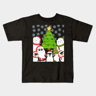 Funny Merry Christmas and happy new year Kids T-Shirt